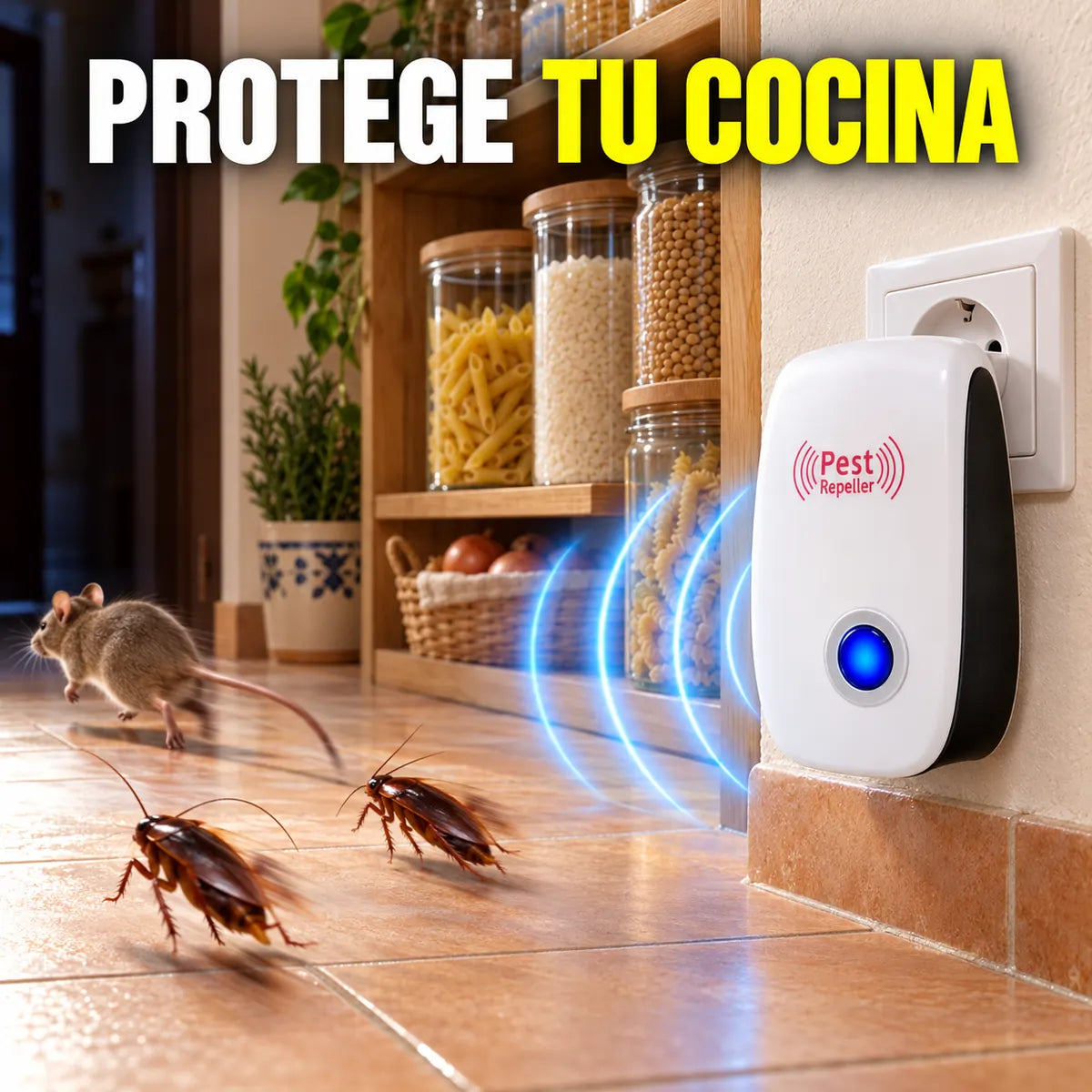 Sereno en la cocina