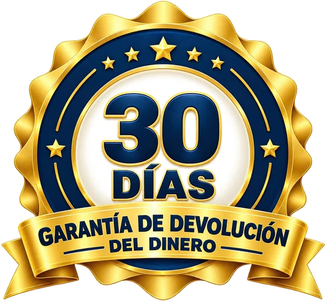 Garantía de devolución del dinero de 30 días